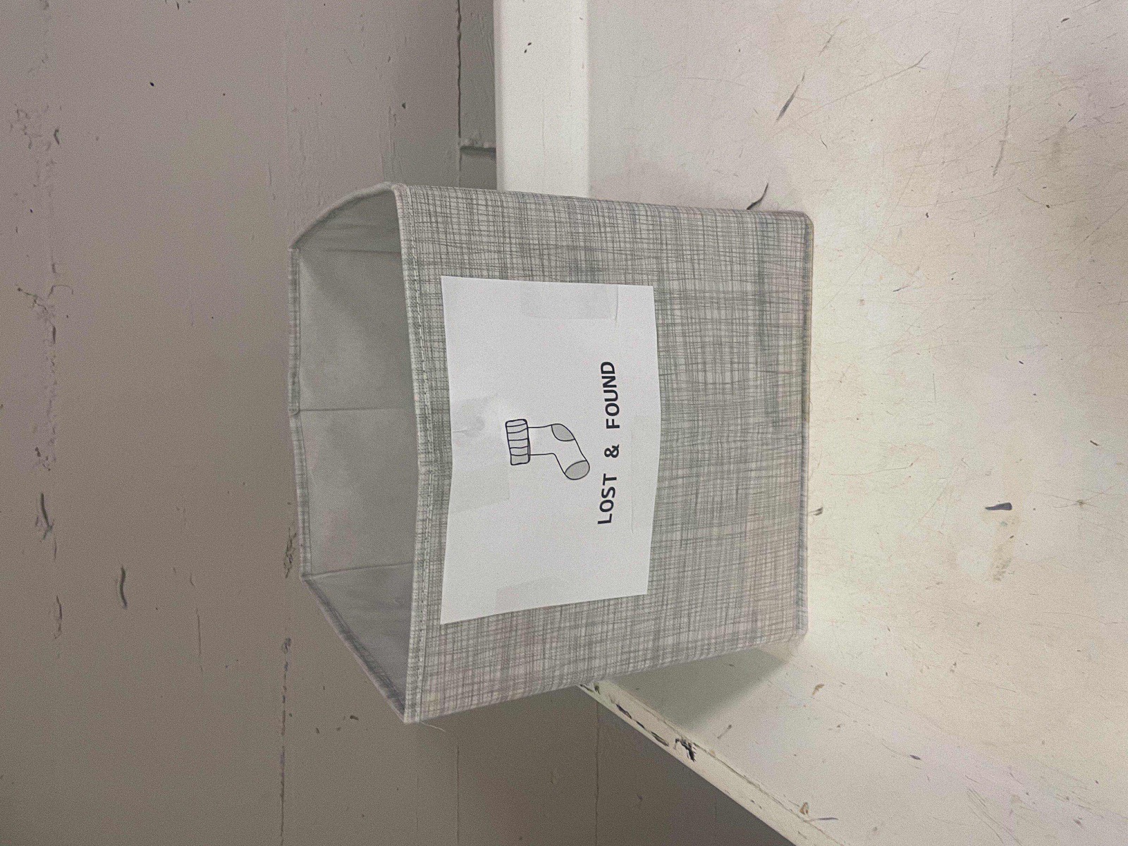 Laundry room lost and found